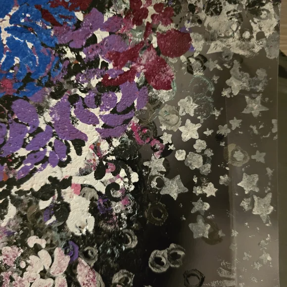 HANDCRAFTED Abstract Frida Kahlo Painting HANDPAINTED HANDMADE Wall Art Decor - Picture 10 of 17